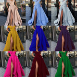 Women's Dress Dress 2025 New Summer Dress Dark V-Neck Ebay Multi-Color
