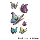 Water Transfer Sexy Tattoo Swallow Bird Tattoo Body Art Waterproof Temporary Fake Flash Tattoo for Man Woman Kid
