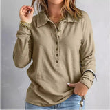 Woherb Color Sweater Women's Single Breasted Lapel Long Sleeve Loose Casual Bottom Jacket Autumn Winter New-Outfit