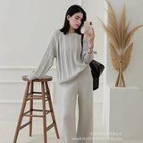 2025 New Hollow Sweater Women Wind Soft Loose Knitted Long-Sleeved Cover