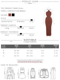 Kliou Ribbed Lace up Maxi Dress Women Sexy Solid Sleeveless Backless Body-Shaping Cut Out Skirt Party Clubwear Female