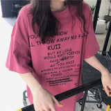 Women Printed Korean Style All-match Trendy Simple Womens Daily Short Sleeve High Quality Hot Sale Harajuku 2020