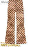 2023 Summer Women Print Pants Suits 2 piece sets Fashion Blazers Coats and Flare Pants Female Elegant Street Clothing-Outfit