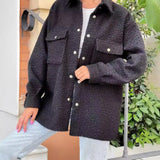 Women's Clothing 2025 Autumn And Winter New Hairy Casual Clip Long-Sleeved