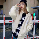 Baseball Jersey Clothes Men Leather Jacket Motorcycle Windbreaker Autumn Winter Hip-hop Embroidery Loose Casual Women Top