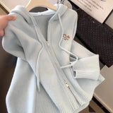 Wind Milk Jasmine Knitted Sweater Soft Sweater Women's Winter New Large-Size Fat Long