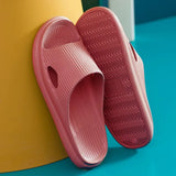and Women Slippers 2021 New Non-Slip Thick-Sole Home Slippers Bathroom Shoes Summer Fashion Couple'S Soft Eva Sandal