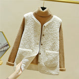 Plush Vest Women 2025 Autumn And Winter Short Korean Version Of The Fur