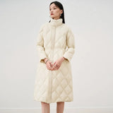 Winter 90% Ultra Light Duck Down Jacket Women Long Puffer Coat Thin Female Lightweight Parkas Ladies Feather