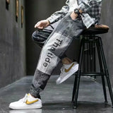 quality Fashion Men's Cargo pants Hip Hop Trend Streetwear Jogging Pants Men Casual Elastic Waist Men Clothing