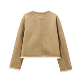 2025 Fashion New Metal Button Double-Sided Jacket Women's