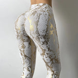 Butt Sexy Leggings Women Snake Printed Leggings Fashion Leggins Push Up Leggings High Waist Legging
