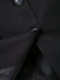 Women Autumn Slim Blazers Suit Coats 2023 Casual Fashion Heart-shaped Collar Female Elegant Street Blazer Outerwear-Outfit