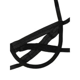 Bonded Lingerie Splicing Sexy Steel Tobikini Split Hollow Three