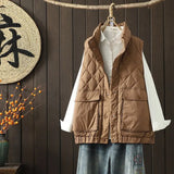 2022 New Autumn Winter Women Duck Down Jacket Vest Female Gilet Short Ulitra Light Coat Windproof Sleeveless