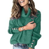 Woherb Winter Autumn And Winter Women's Hoodie Turtleneck Sweater Top In Stock-Outfit
