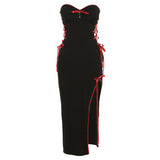 Autumn Fashion Trend Women's New One-Word Shoulder Hanging Neck-Body Hip Strap Bump