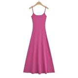 Trendy Women's Dress Sexy Spicy Girls Slim And Show Thin Hip Dress Temperament Slim Sling Skirt Long Swinging Skirt-Outfit
