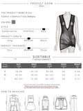 Kliou Mesh Bundled Mini Dress Women Sexy Low V-Neck Sleeveless See Through Bodycon Midnight Style Party Clubwear Female
