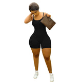Jumpsuit Summer Solid Color Tight Casual