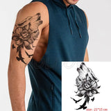 Waterproof Temporary Tattoo Sticker Pirate Ship Skull Flag Tatoo Water Transfer Fake Tatoo Flash Tatto Woman Man Kid 14.8*21
