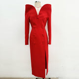 Fashion Personality Design Collar And Long Wind Coat Dress For Autumn And Winter