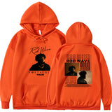 New ROD WAVE Hoodie Winter High Street Collar Plus Velvet Girl