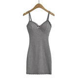 Fashion Women's Sexy Hot Girls Lace Breast Cushion Suspender Dress Spring And Summer Fashionable Hip Skirt-Outfit