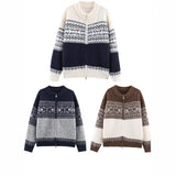 Autumn New Women's Temperament Collar Artificial Leather Effect Short Coat