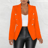 Spring Burst Women's Spring And Autumn New Solid Fashion Casual Suit Short Coat