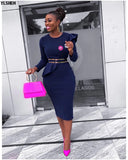 Style Dresses For Women 2023 Africa Clothing Summer Elegant Ankara Dresses Super Elastic Fashion African Dress For Lady-Outfit