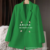 And Autumn Small Suit Jacket Women 2025 New Korean Version Of The Relaxed Leisure Net Red Suit Women's