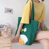 Luxury Designer Handbags 2020 New Cute Duck Women Shoulder Bag Casual Canvas Small Bag Large Capacity Conventional Hand