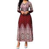 5XL Plus Size South African Long Dress For Women Dashiki 2020 New Summer Print Dress Ankara Party Dress Festa African