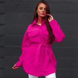 Buckle Collar Loose Warm Lingge Cotton Suit New 2025 Autumn And Winter With Thick Cotton