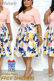 Dresses for Women Print African Dress Africa Clothing Robe Africaine Femme 2023 Plus Size Ankara Dresses Ladies Clothes-Outfit