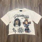 T-Shirt Five-Sleeved Loose Hip-Hop Top Tide Brand