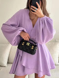 New Women's Fashion Design Dress With A Solid Color