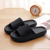 Women Fashion Summer Non-slip Sandals Shoes Beach Slides High Heels Shower Slipper Soft Sole Women Men Ladies
