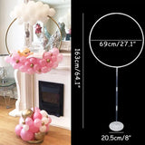 Tubes Balloon Stand Holder Column Confetti Balloons Happy Birthday Ballon Kids Baby Shower Wedding Party