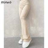 Slim Fit Streetwear Women Pants High Waist Y2k Clothes Pantalones Aesthetic Fashion Trousers Full Length Roupas Femininas-Outfit