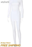 Knitted Rib Tracksuit Women Lounge Wear Long Sleeve Irregualr Top + Leggings Slim Two Piece Set Women Streetwear Clothes-Outfit