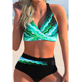 New High Waist Bikini Sexy Swimsuit Women Push Up Bathing Suit Bikini Set Plus Size Swimwear Women Beach Swimming
