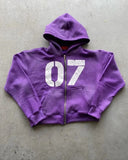 Trend Street Loose Sweatwear Suit Men And Women's Hip-Hop Sports Zipper Hoodie Trousers
