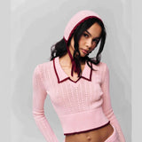 Autumn New Women's Decoration Short Hooded Top Sleeves Casual Pants Fashion Set Women's Two-Piece