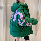 Parkas Winter 2020 New Korean Loose Students Bread Style Female