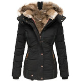 Winter Warm Collar Long-sleeve Zipper Slim-fitting