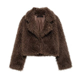 Women's Winter New Fashion Environmentally Friendly Artificial Fur Short Coat