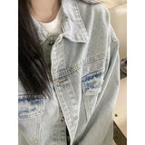 Woherb Jacket Female Summer 2024 New Design Sense Niche Loose Casual Versatile Jacket Ins Tide-Outfit