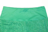 Green High Waist Solid Yoga